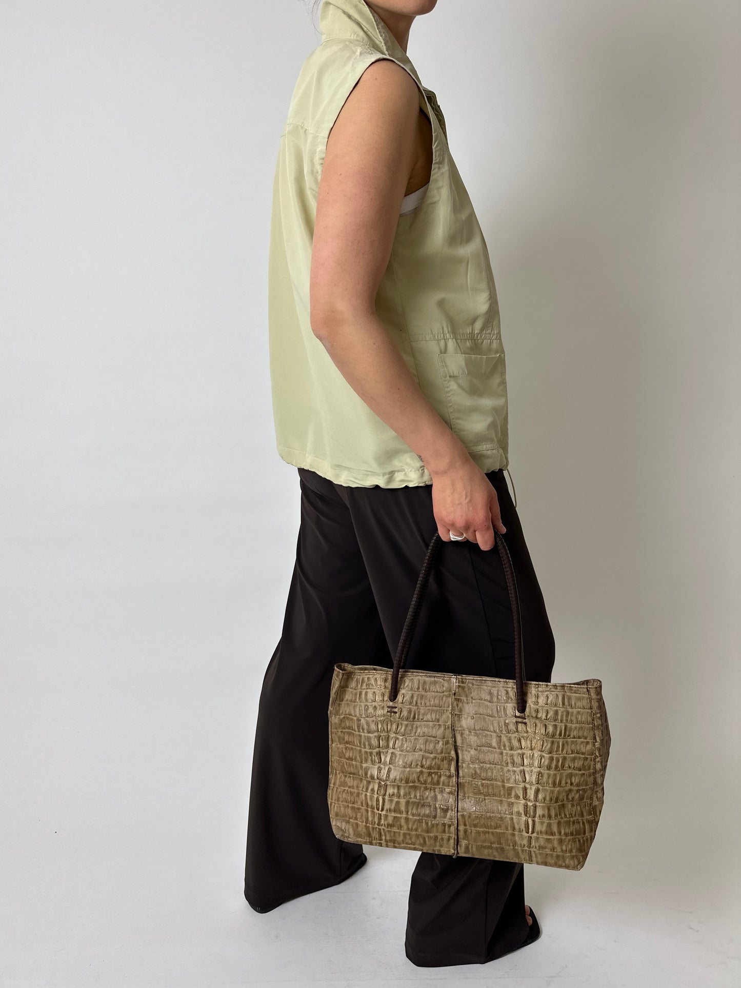Zip sleeveless vest | Butter
