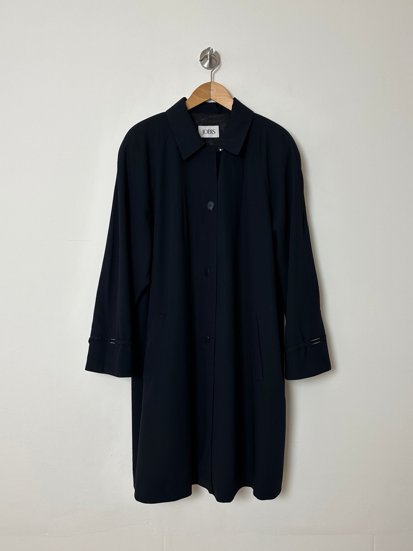 Long Mac coat | Navy