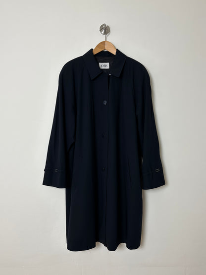 Long Mac coat | Navy