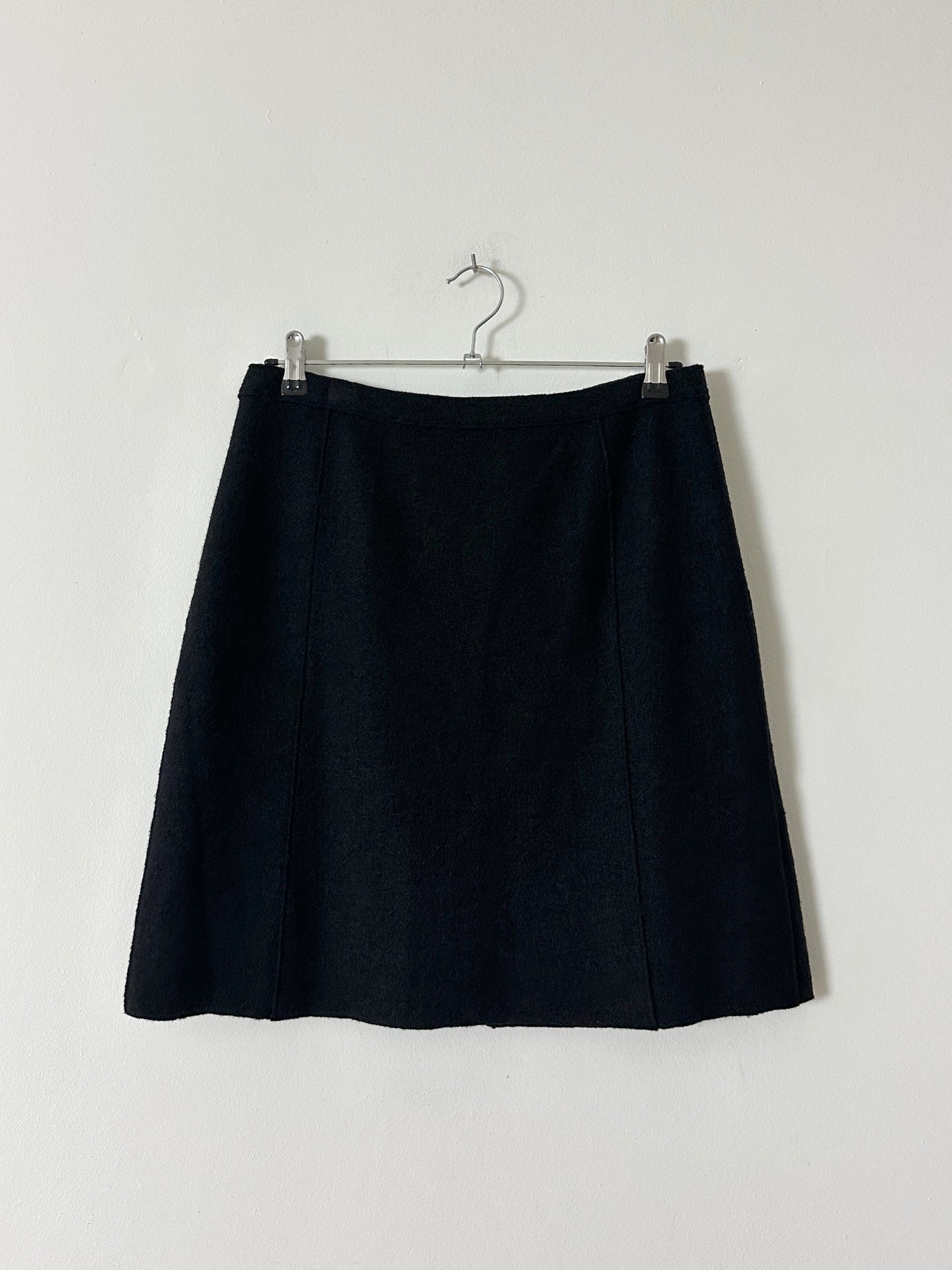 Wool skirt | Black