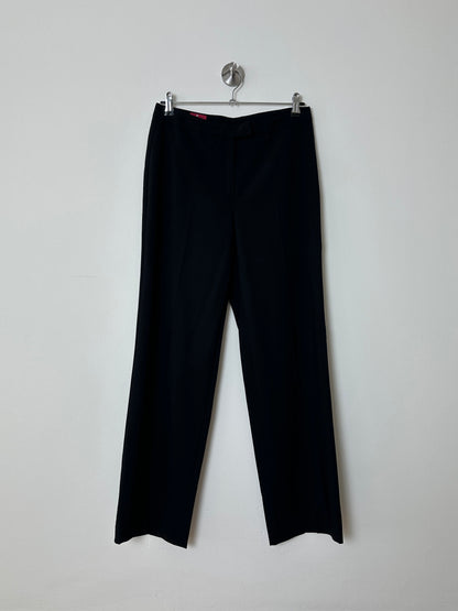 Straight leg pantalon | Black