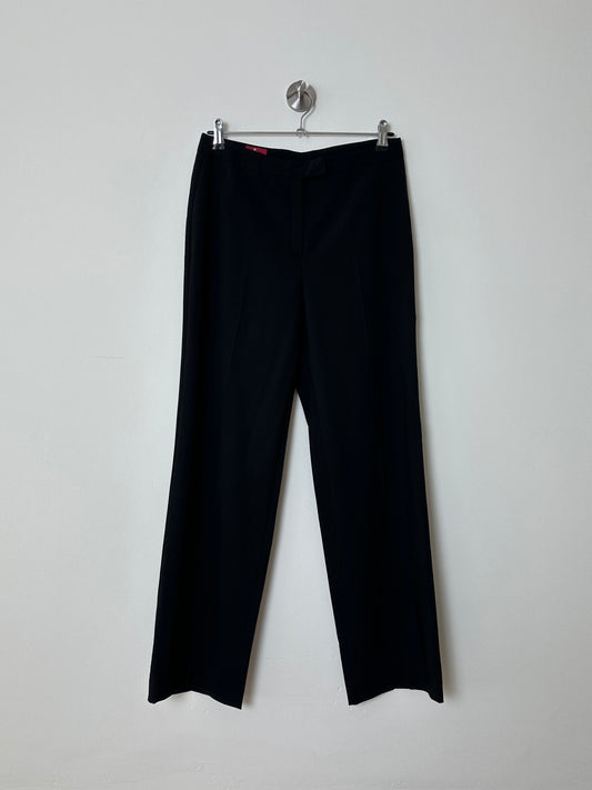 Straight leg pantalon | Black