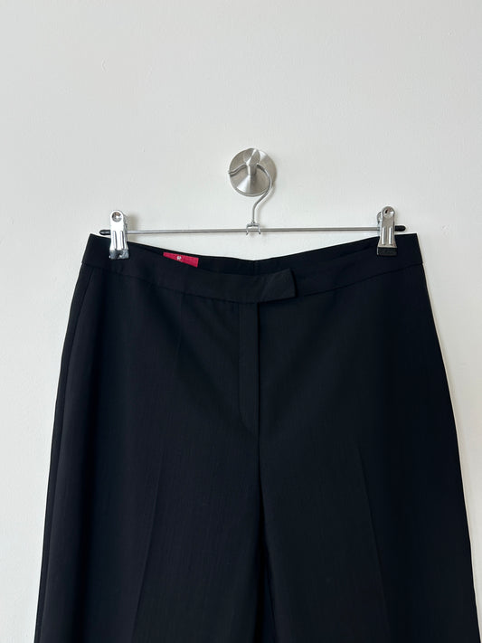 Straight leg pantalon | Black