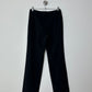 Straight leg pantalon | Black