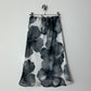 Sheer flower skirt | Grey / White