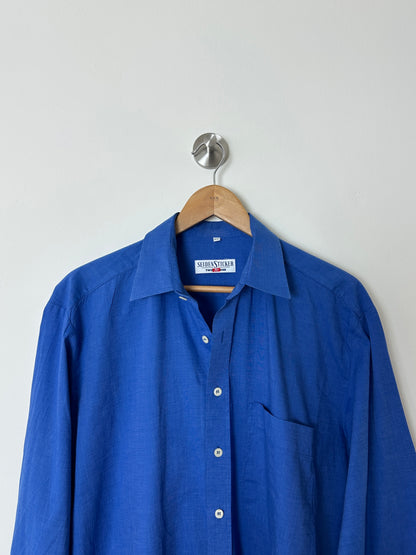 Oversized shirt | Bright blue