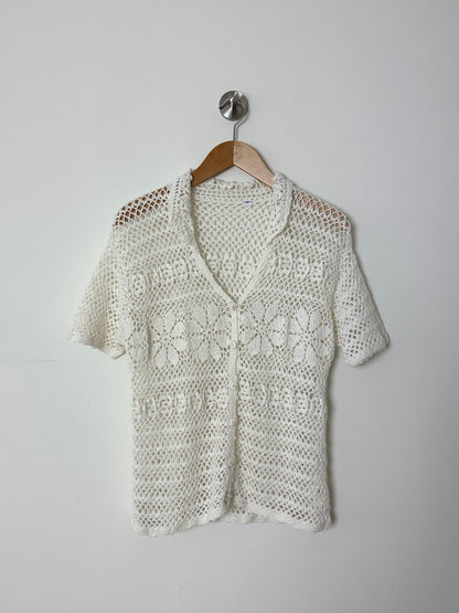 Crochet blouse | Off white