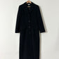 Long wool cashmere coat | Black