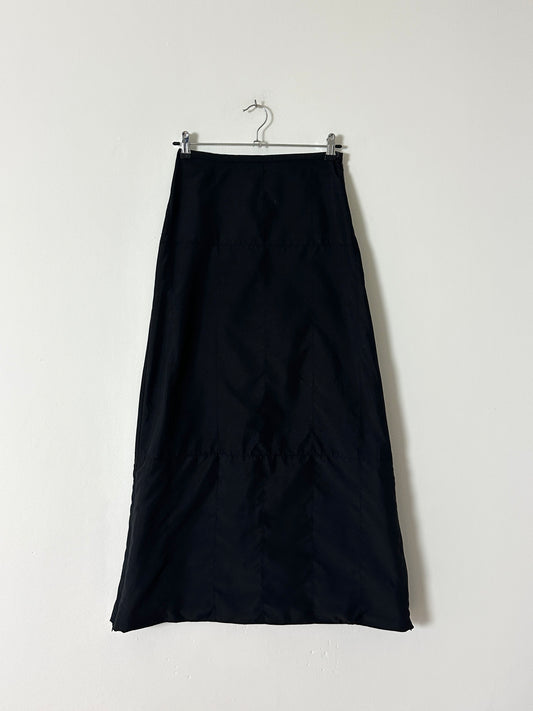 Long skirt | Night Black