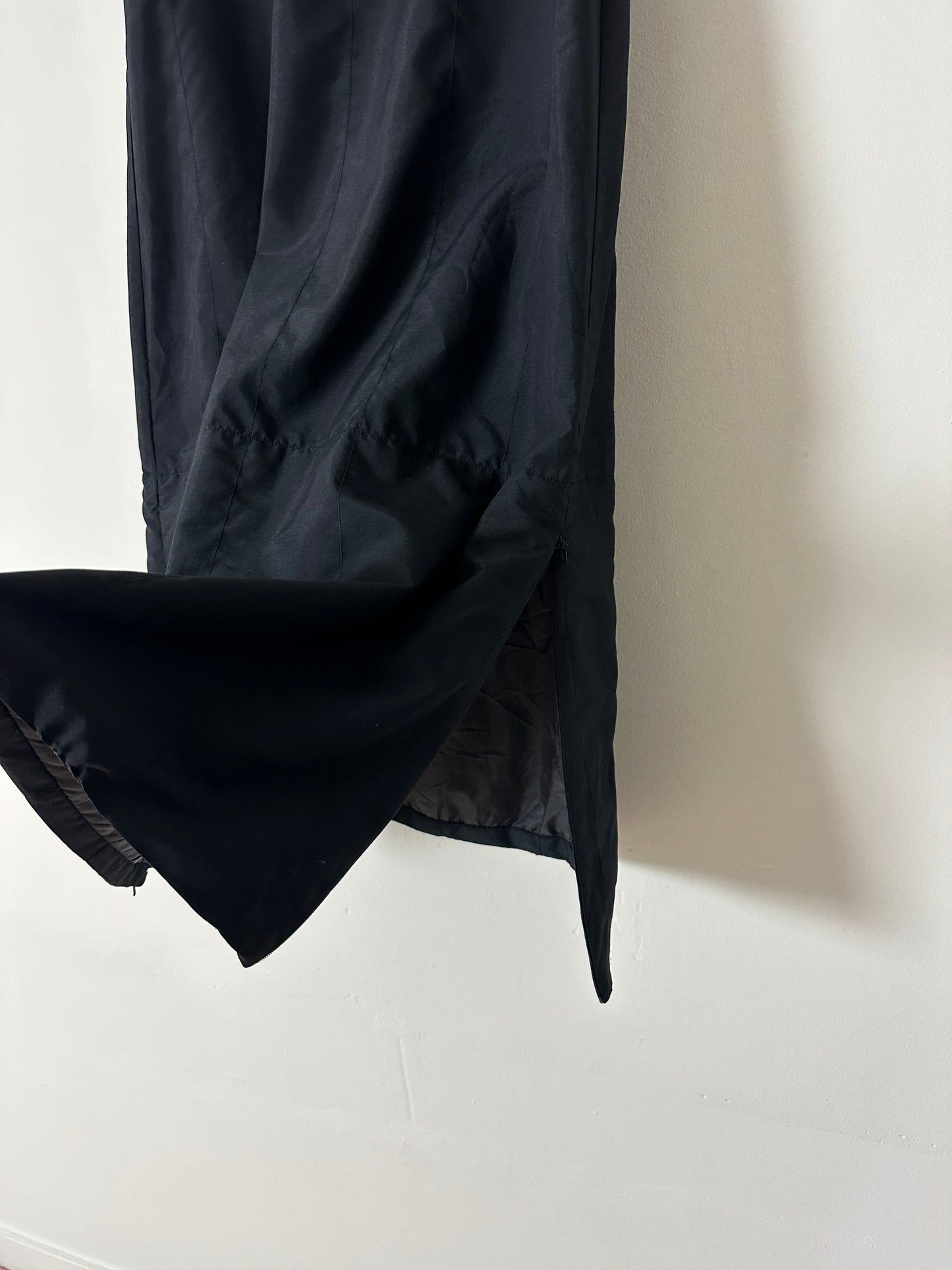 Long skirt | Night Black