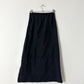 Long skirt | Night Black