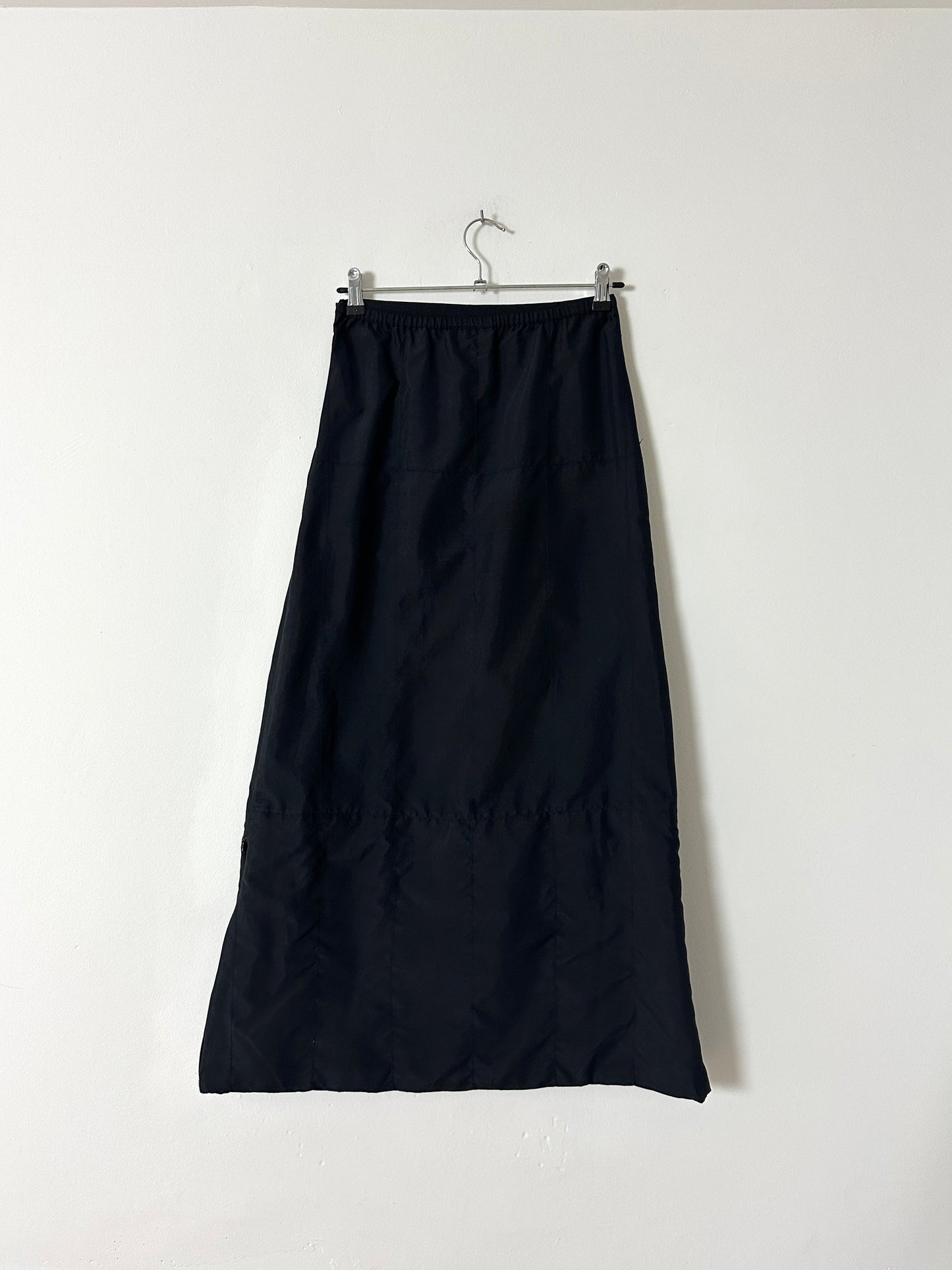 Long skirt | Night Black