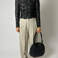 Cropped detailed jacket | Black