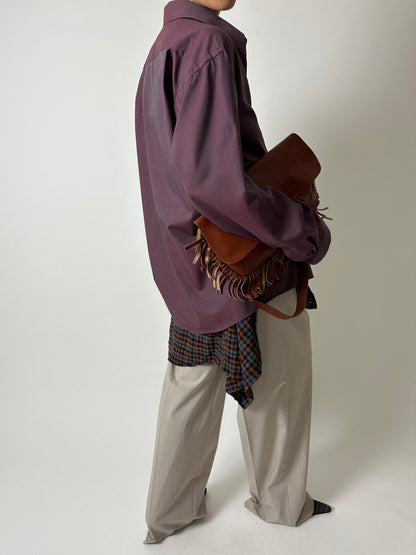 Relaxed shirt | Bordeaux