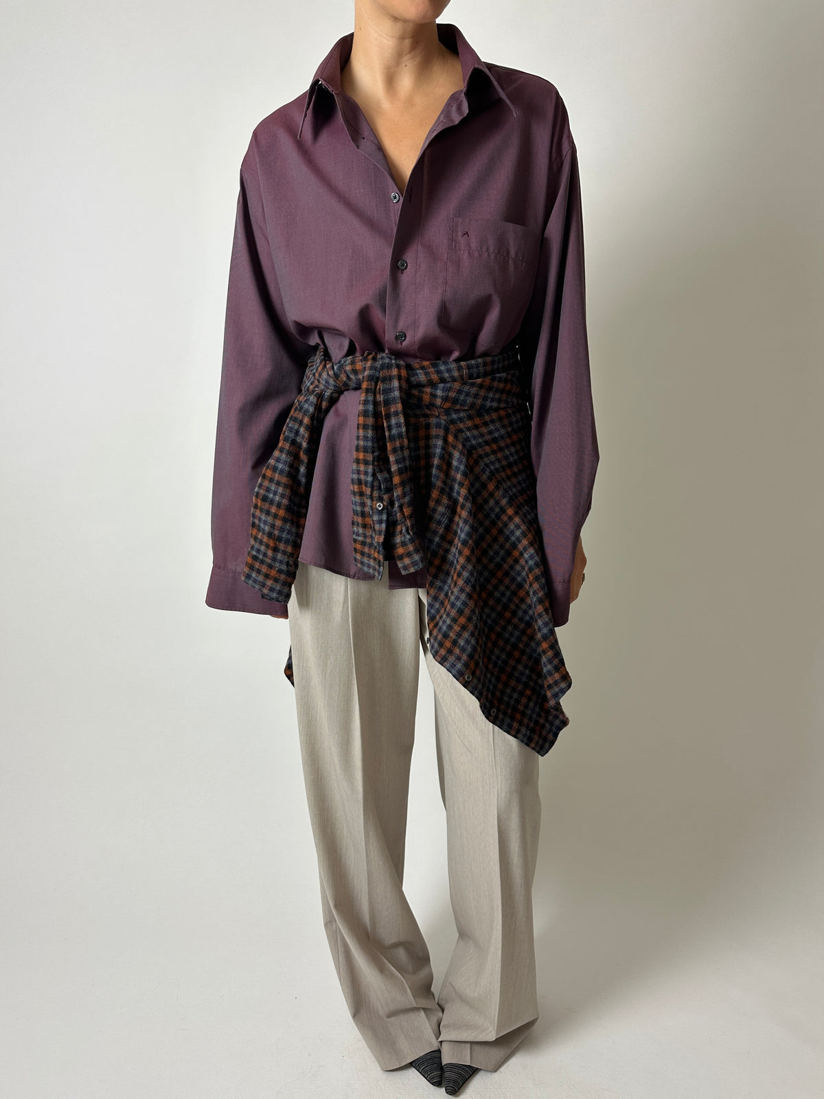 Relaxed shirt | Bordeaux