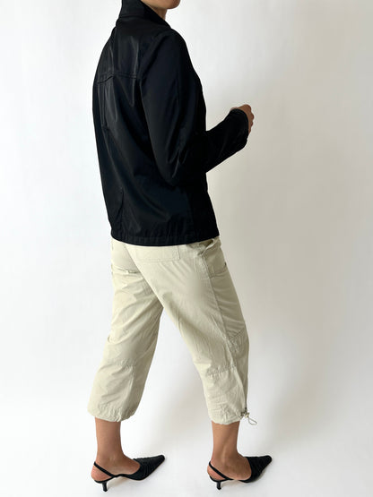 Satin jacket | Black