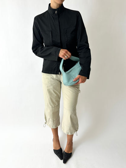 Satin jacket | Black