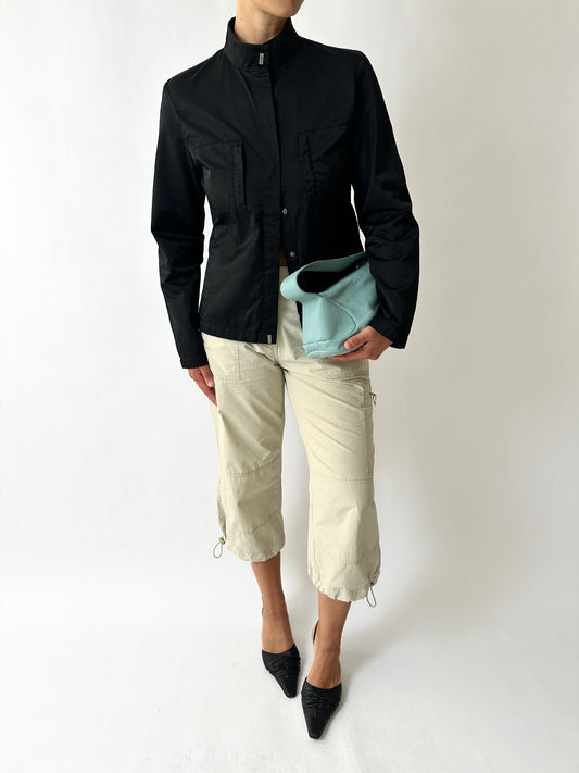 Satin jacket | Black