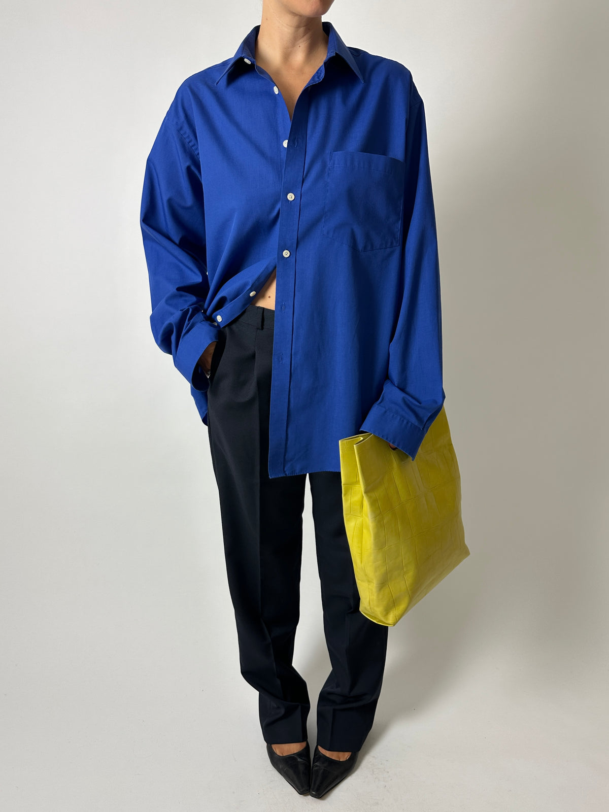 Oversized shirt | Cobalt blue