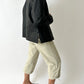 Leather zip jacket | Black