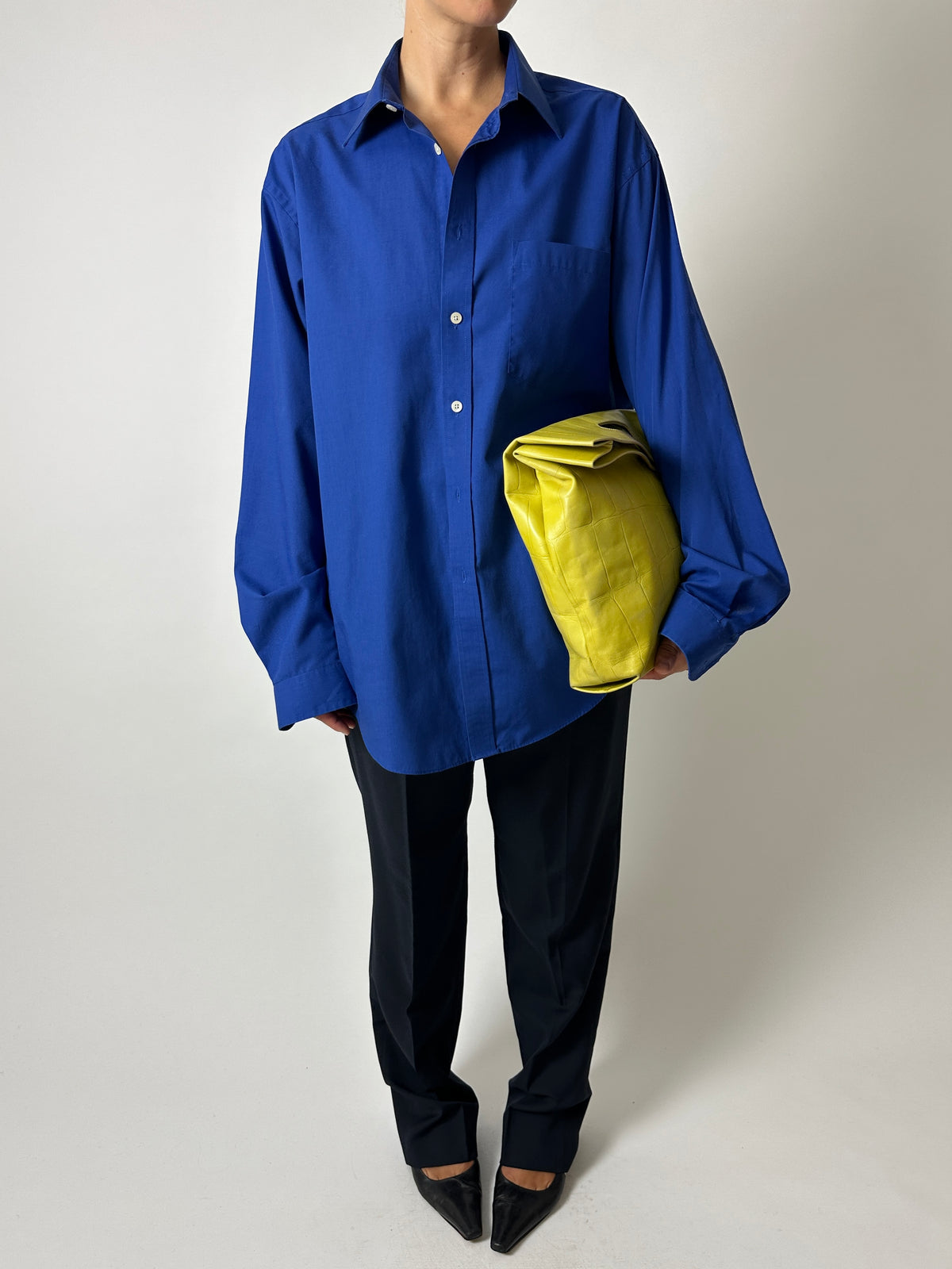 Oversized shirt | Cobalt blue