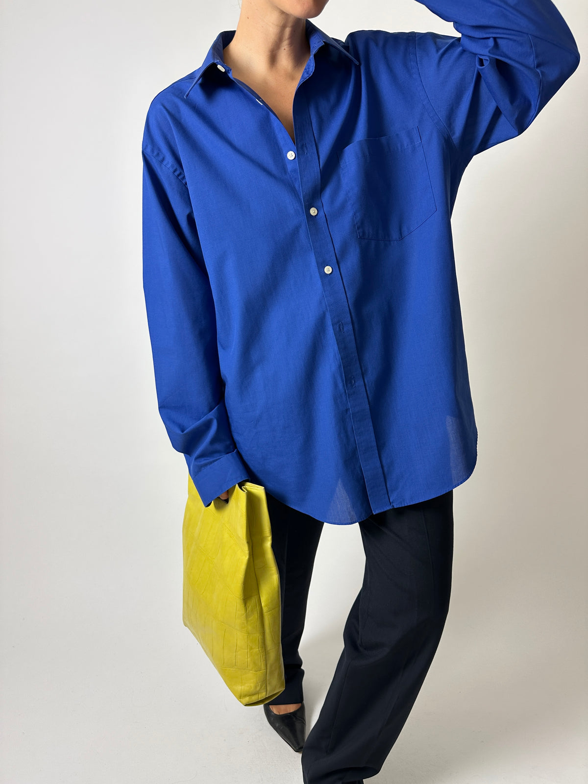 Oversized shirt | Cobalt blue
