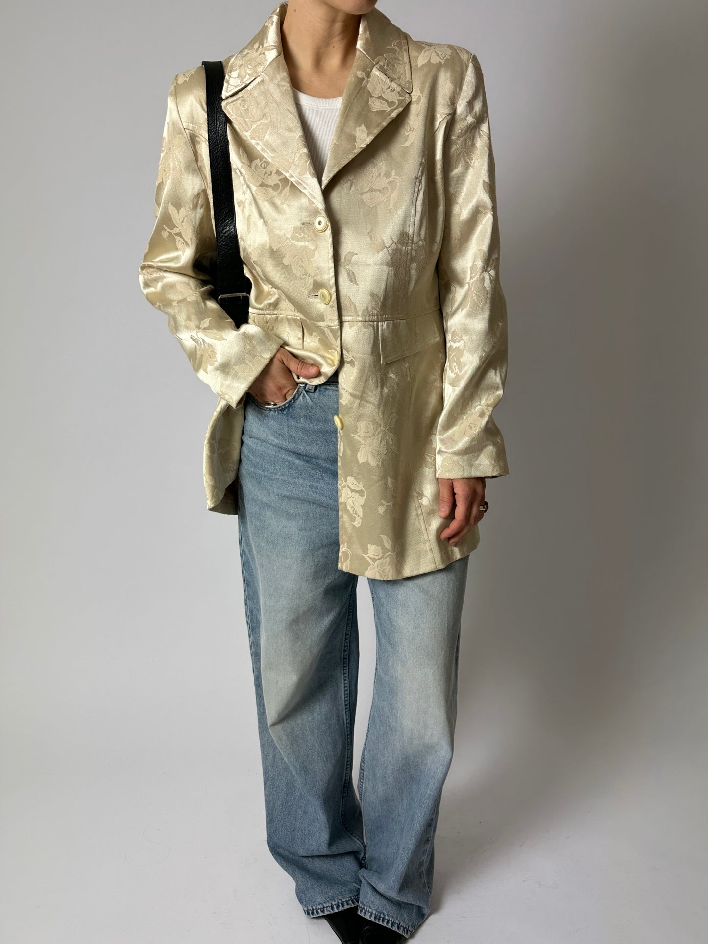Satin blazer coat | Butter