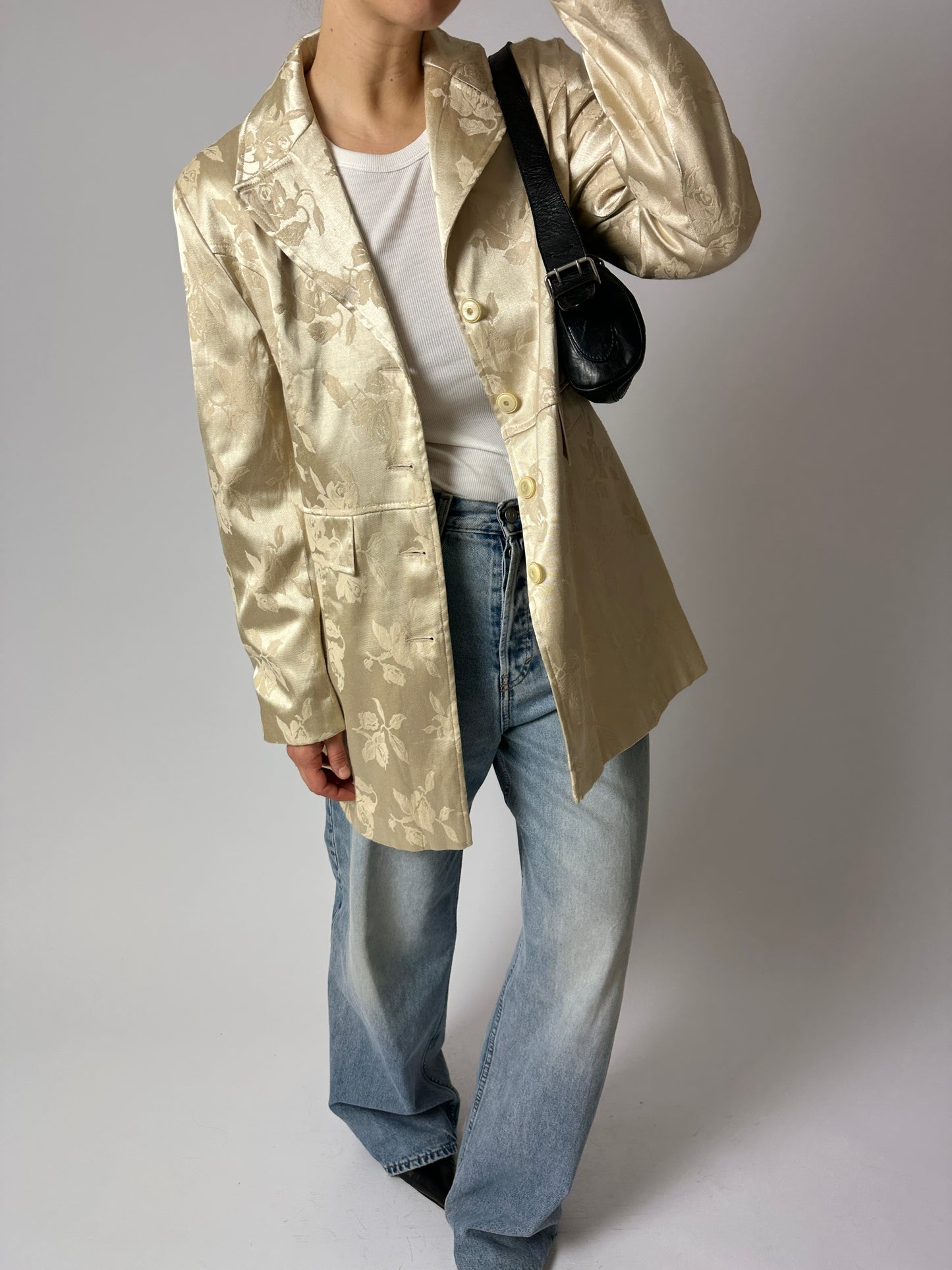 Satin blazer coat | Butter
