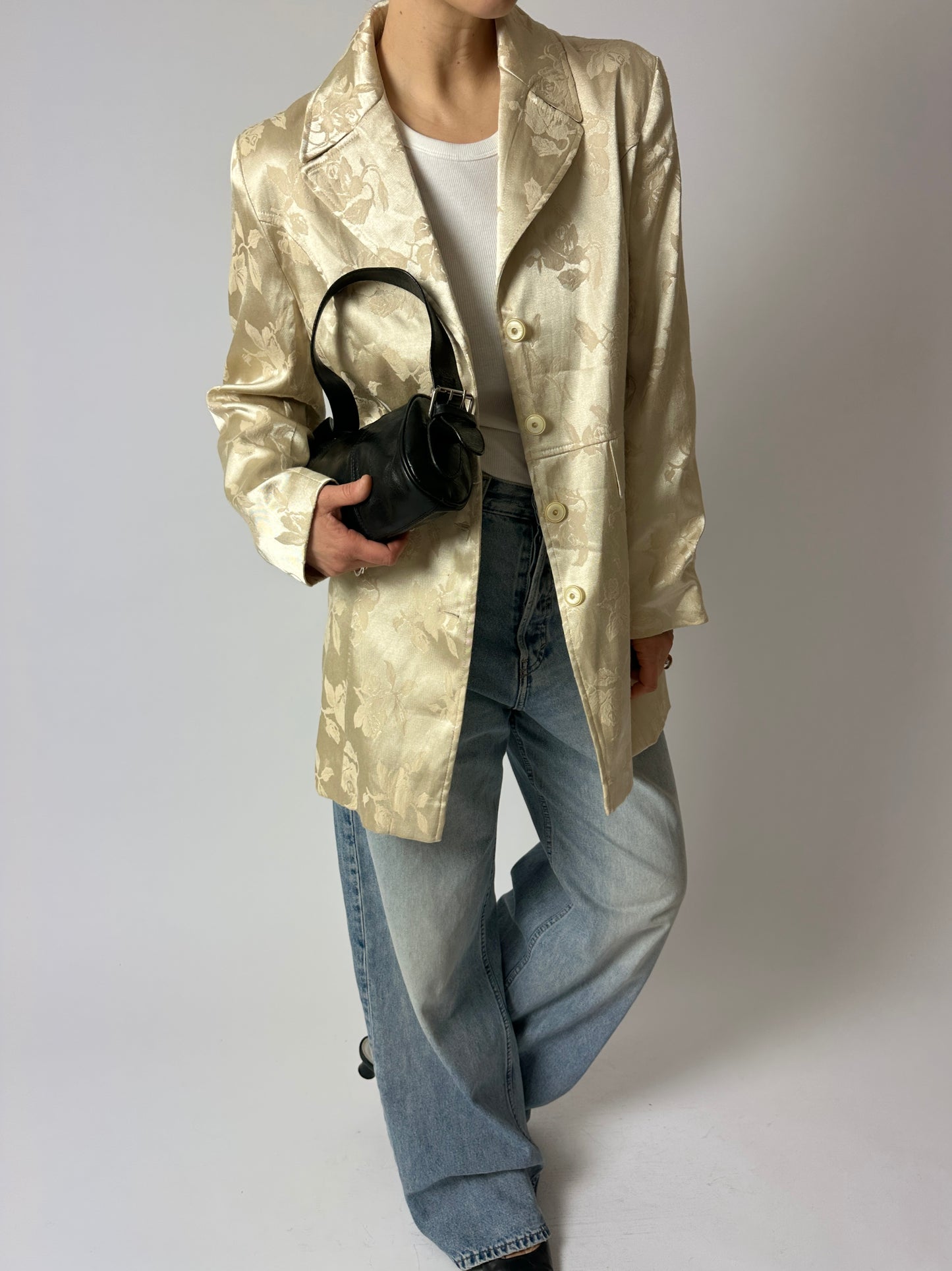 Satin blazer coat | Butter