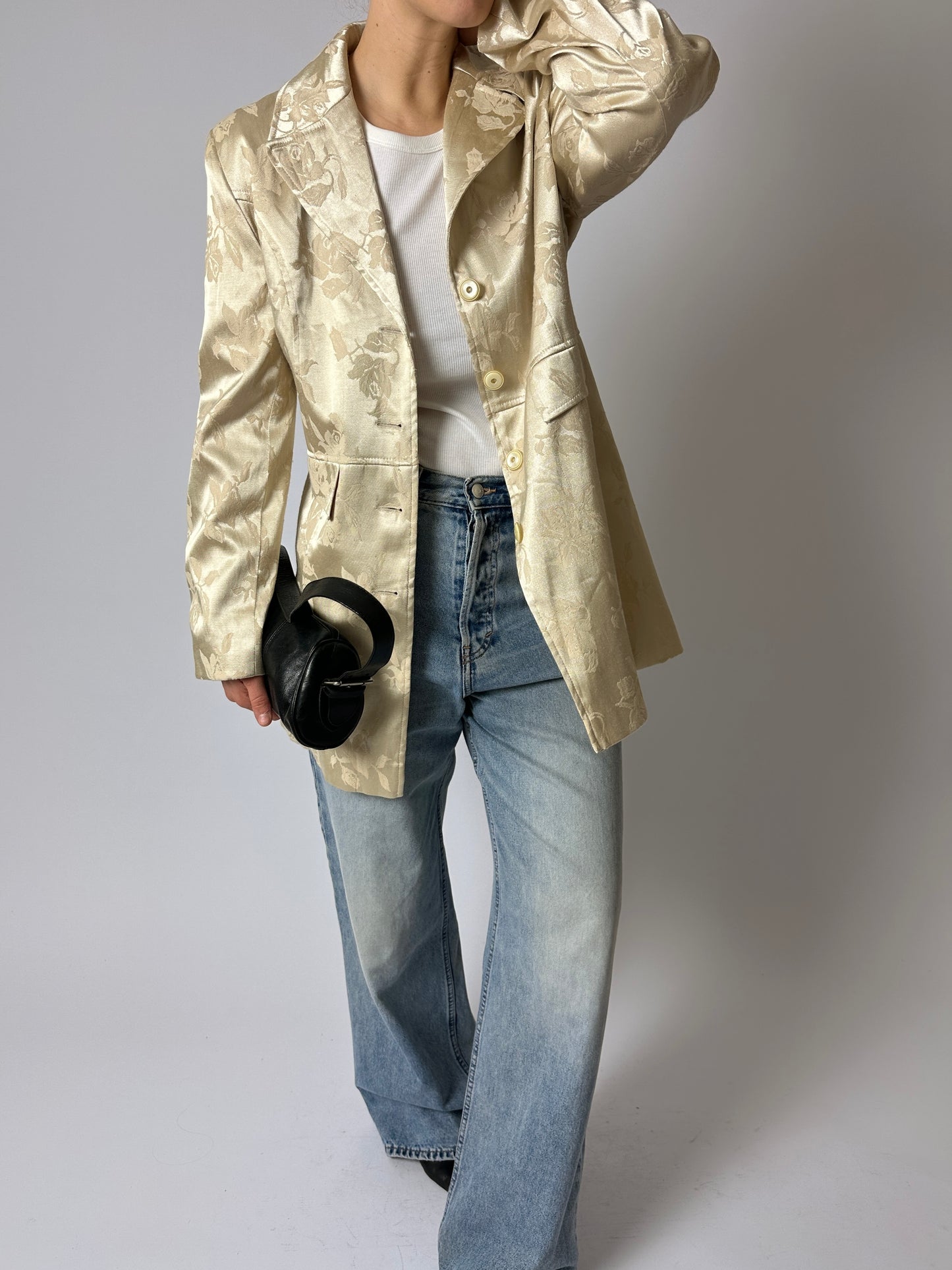 Satin blazer coat | Butter