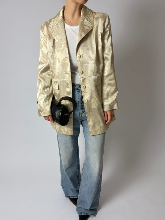 Satin blazer coat | Butter