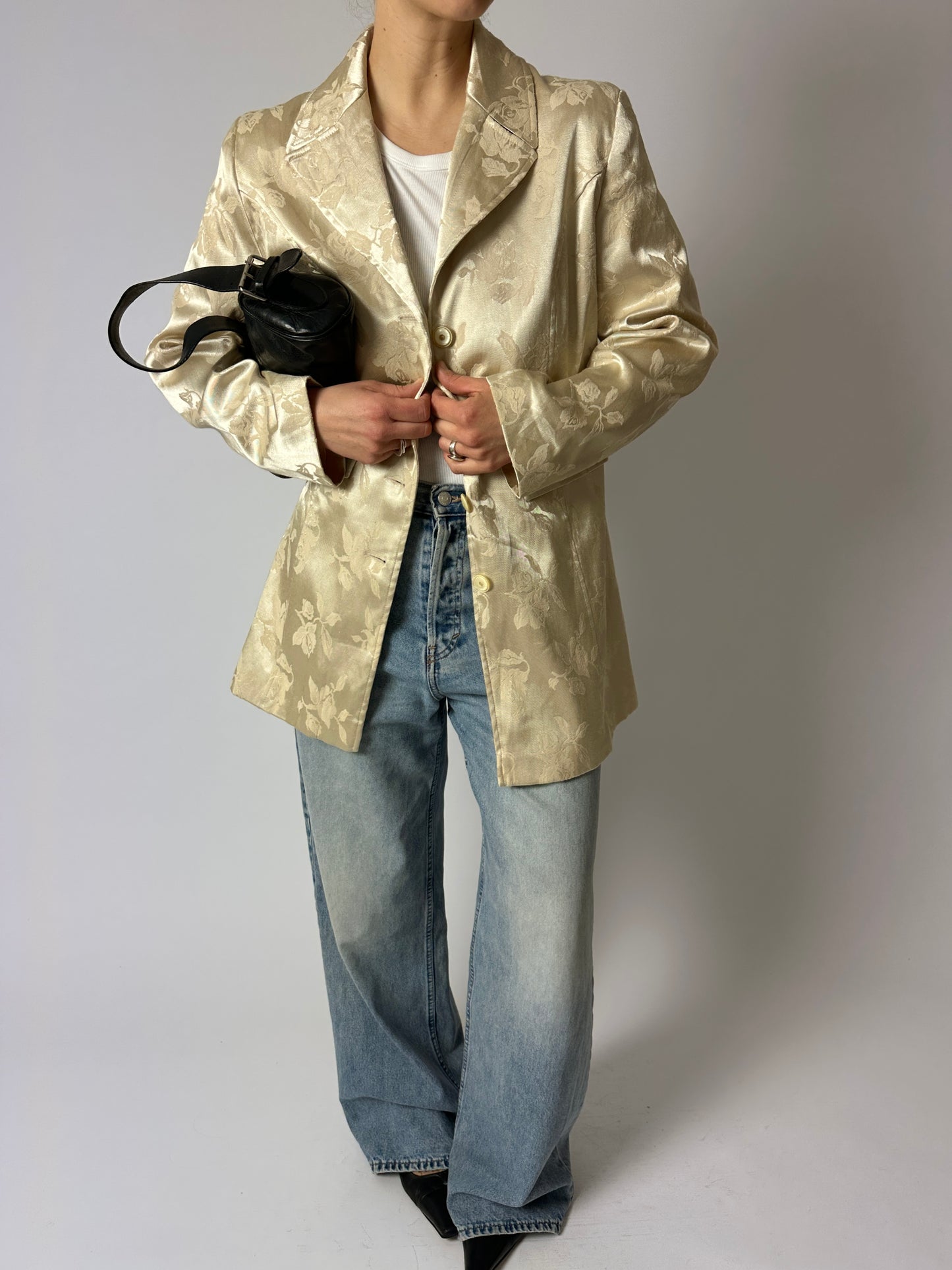 Satin blazer coat | Butter