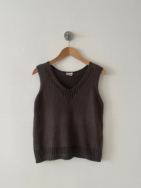 Cotton top | Dark brown