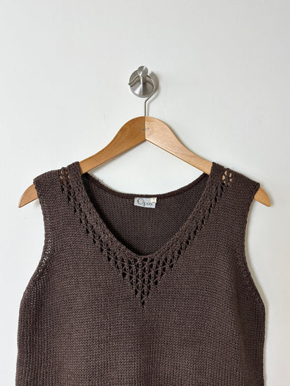Cotton top | Dark brown