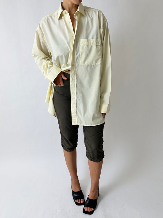 Capri trousers | Dark green