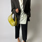 Relaxed fit wool blazer | Dark Brown