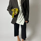 Relaxed fit wool blazer | Dark Brown