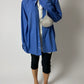 Relaxed cotton shirt | Blue