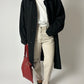 Long Mac coat | Black