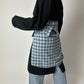 Flanel checked shirt | Blue / Butter
