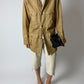 Leather safari  jacket | Soft beige