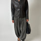 Striped balloon pants | Brown / Black