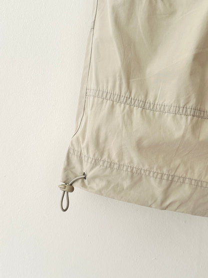Capri cotton trousers | Soft ecru