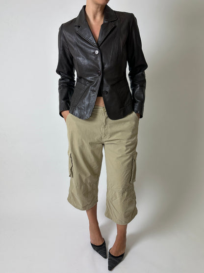 Capri trousers | Soft green