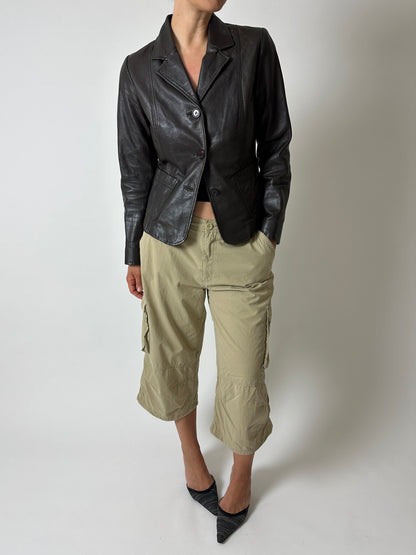 Capri trousers | Soft green