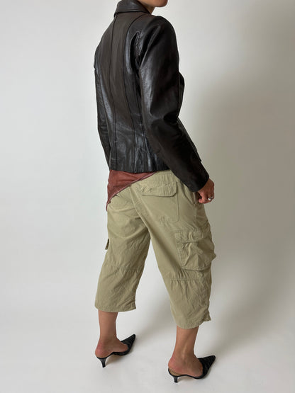 Capri trousers | Soft green