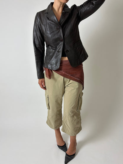 Silk scarf | Terra-cotta