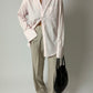 Tailored cotton shirt | Soft Pink