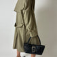 Long trench coat | Dark beige