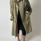 Long trench coat | Dark beige